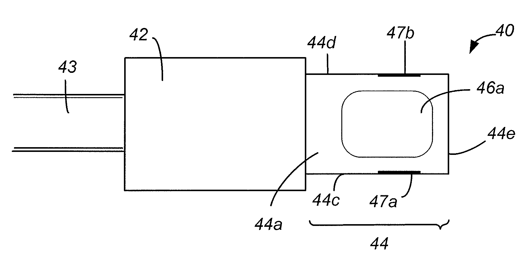 Plug connector with external contacts