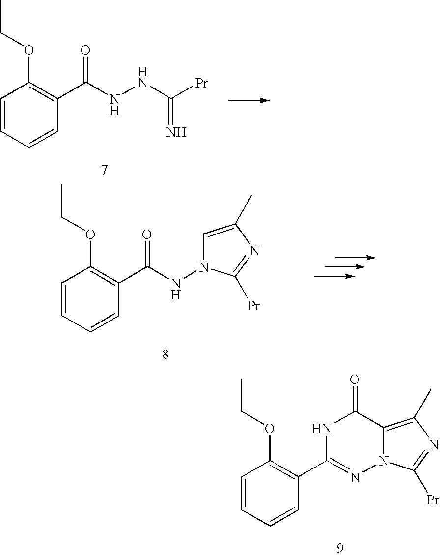 Methods for synthesizing imidazotriazinones