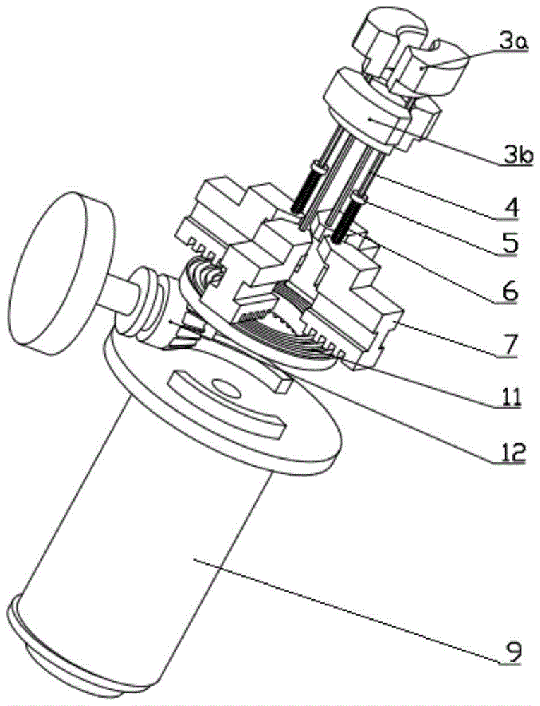 A bevel gear transmission type unilateral bolt fastener installation tool