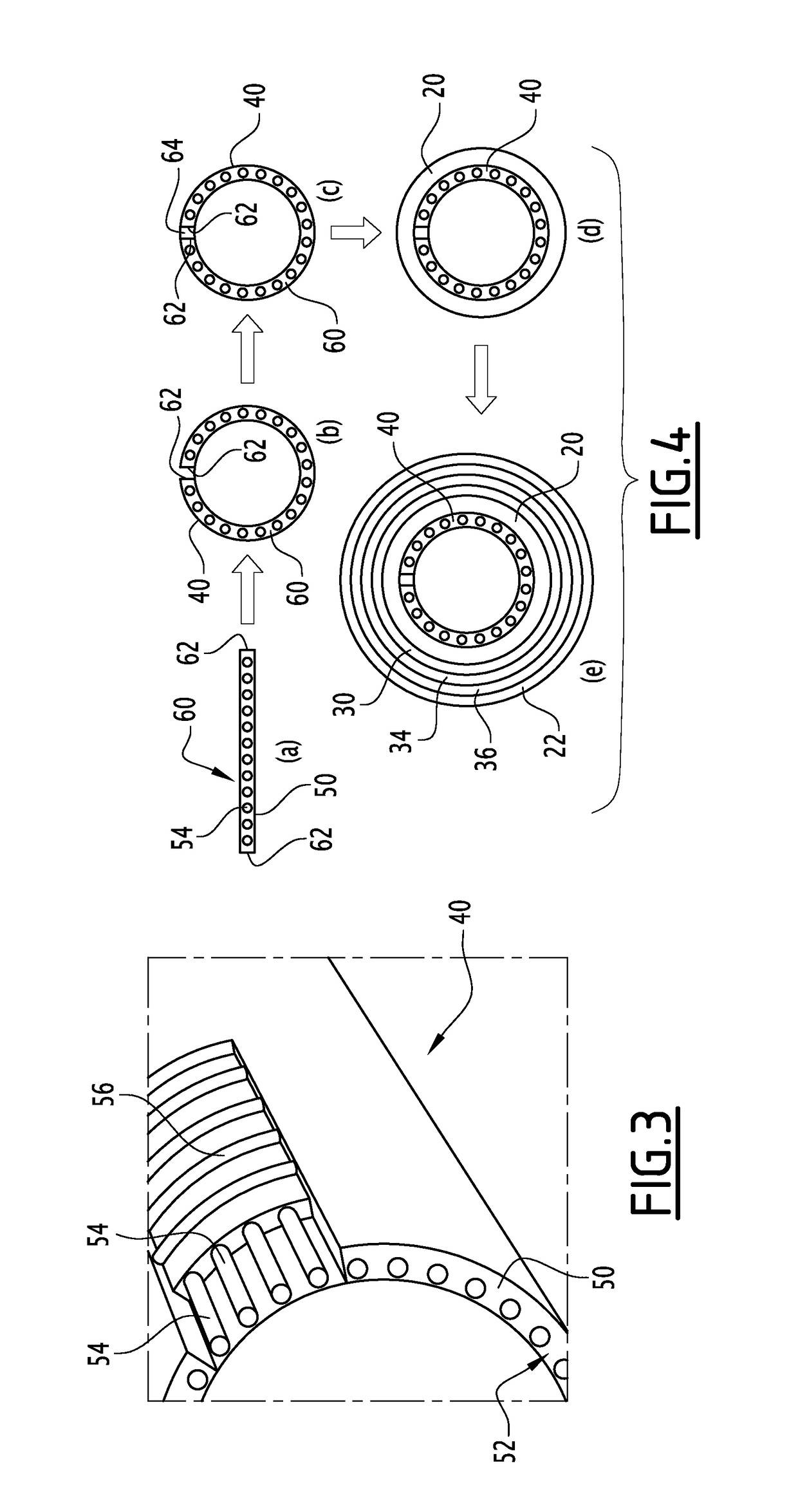 Unbonded flexible pipe for transporting an abrasive material, associated method and associated use