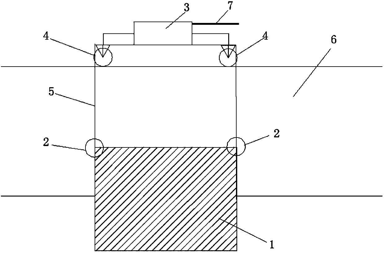 Movable overhead viaduct anti-collision wall construction platform and construction method thereof