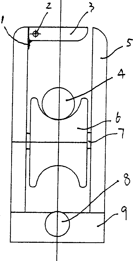 Guiding device for laying cable and optical cable