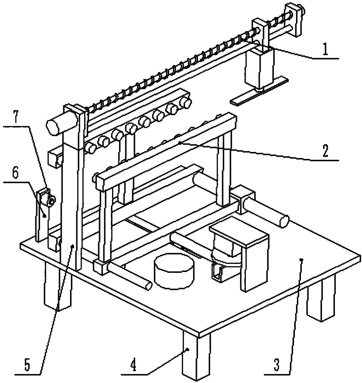 Laundry clothes beating device for fluffing