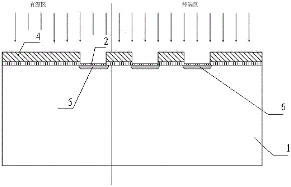 Method for preparing terminal structure by proton irradiation