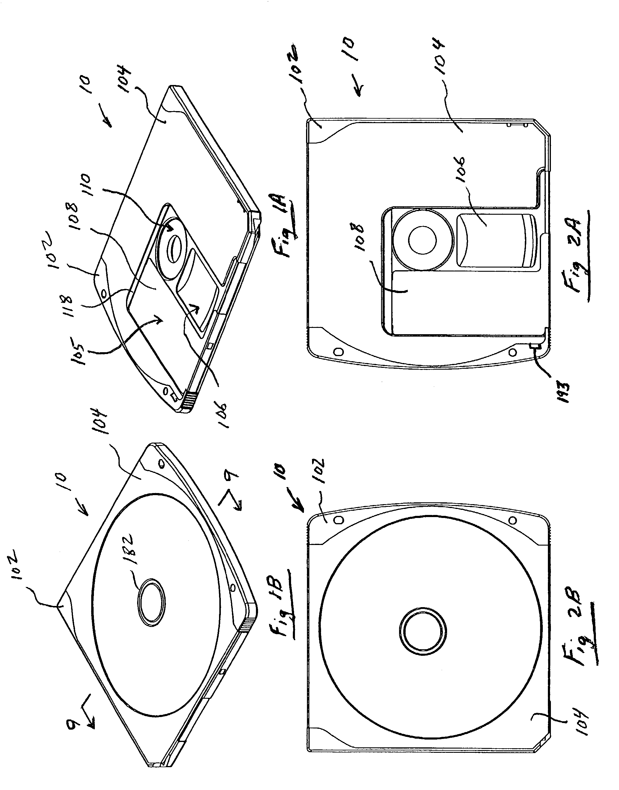 Cartridge for miniature optical data storage disc