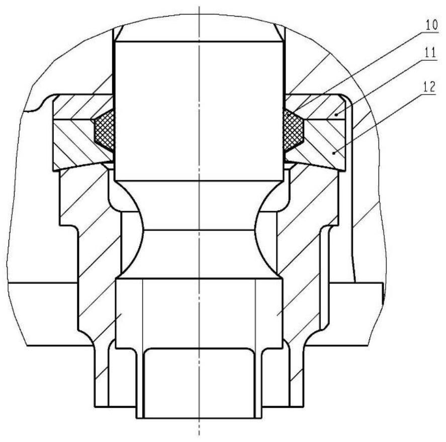 A low heat dissipation composite structure piston