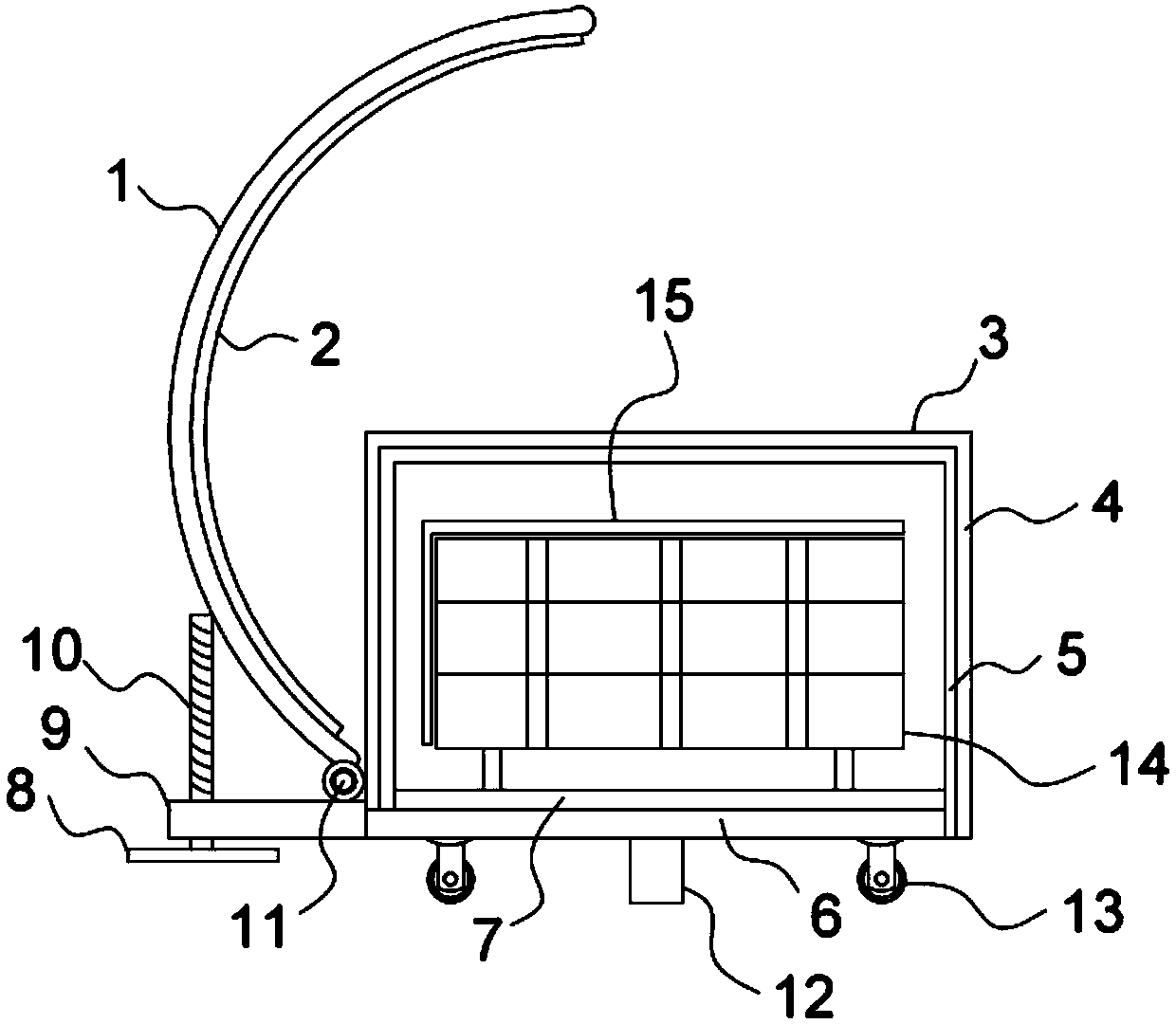 Wood drying device utilizing photo-thermal energy