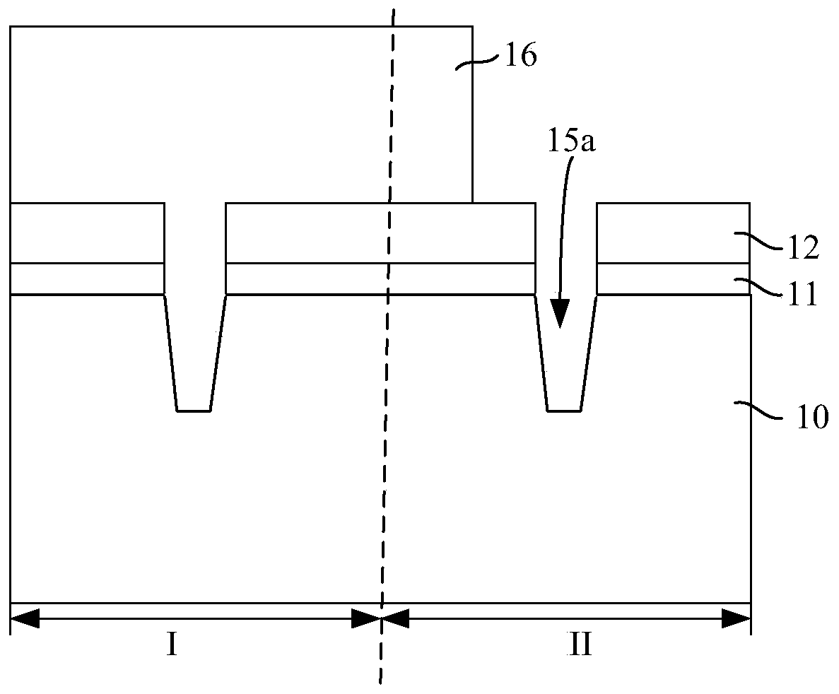 Double-depth shallow channel isolation groove and preparation method thereof