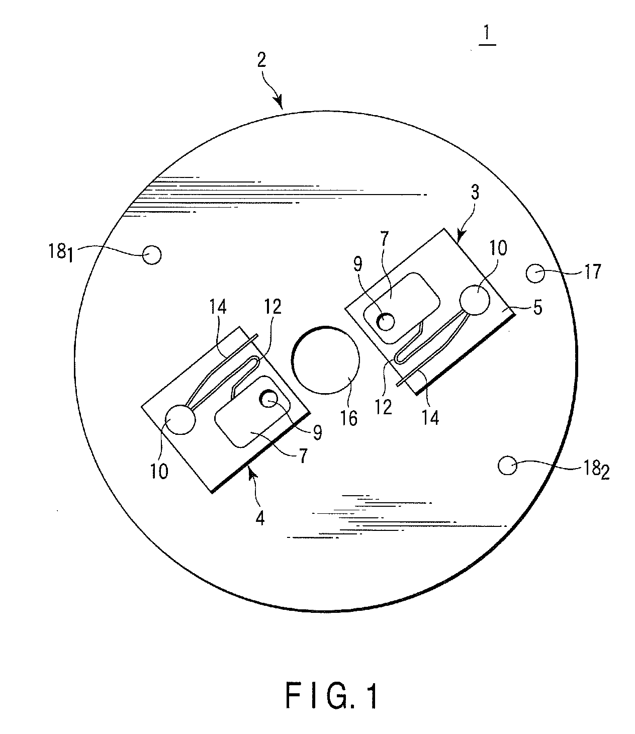 Clinical examination disk, disk pack, and clinical examination device