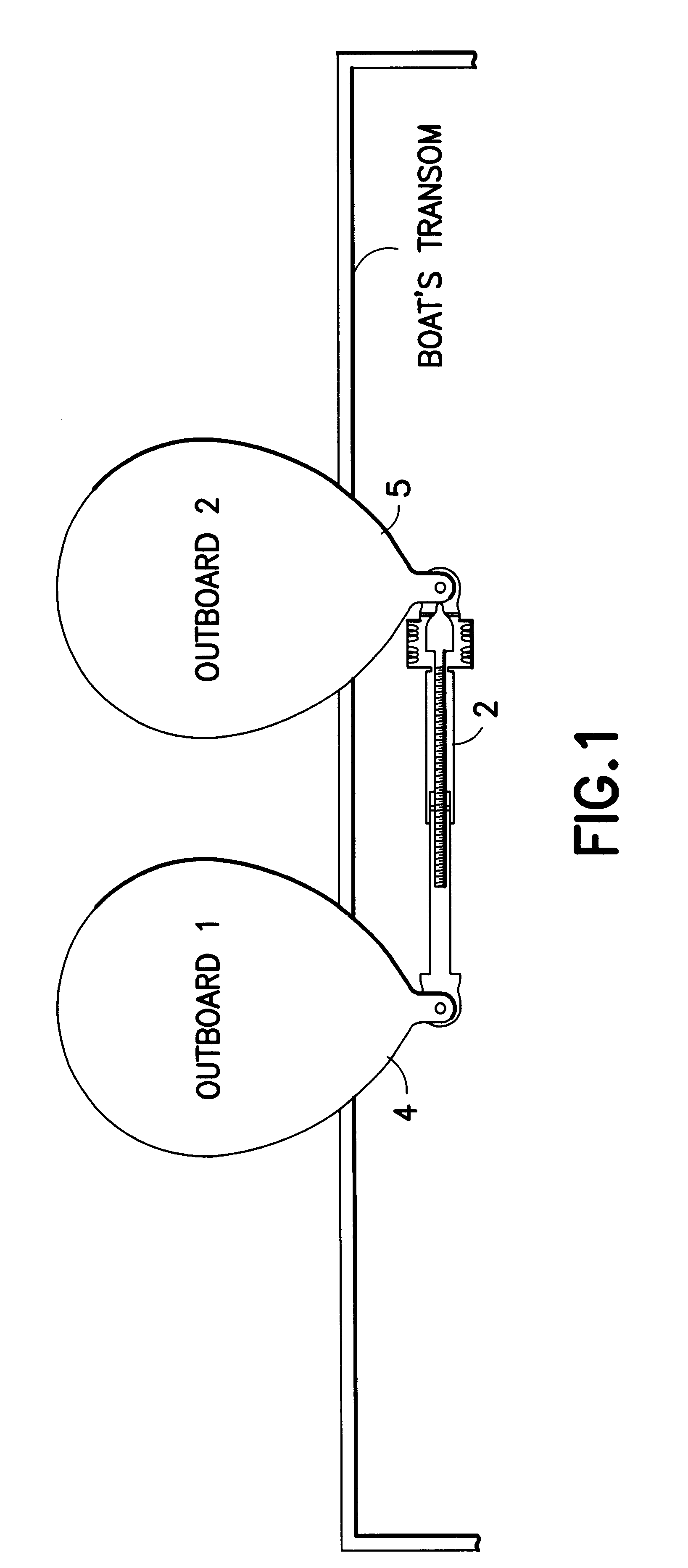 Maneuvering enhancer for twin outboard motor boats