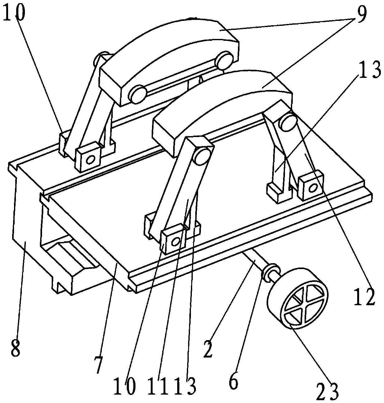 Rheumatoid arthritis nursing device and nursing method thereof