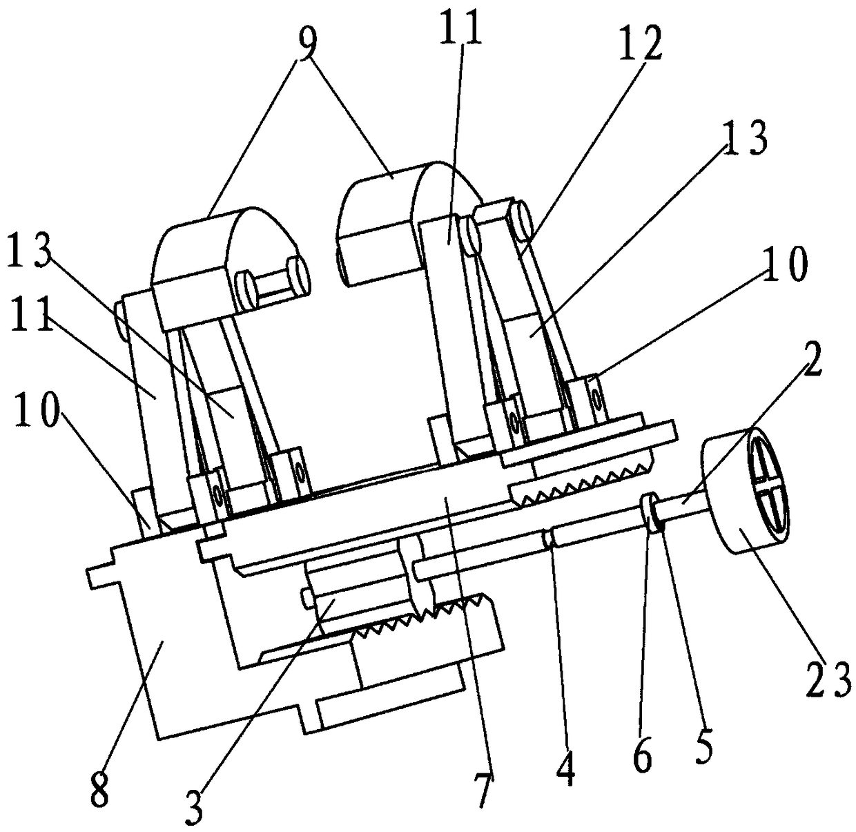 Rheumatoid arthritis nursing device and nursing method thereof