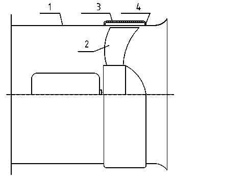 Impeller air cylinder for axial flow fan