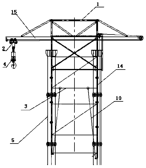 Self-lifting gantry type bidirectional hoist