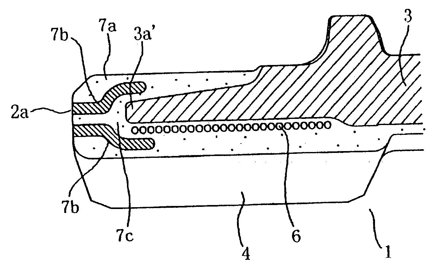 Rubber crawler track