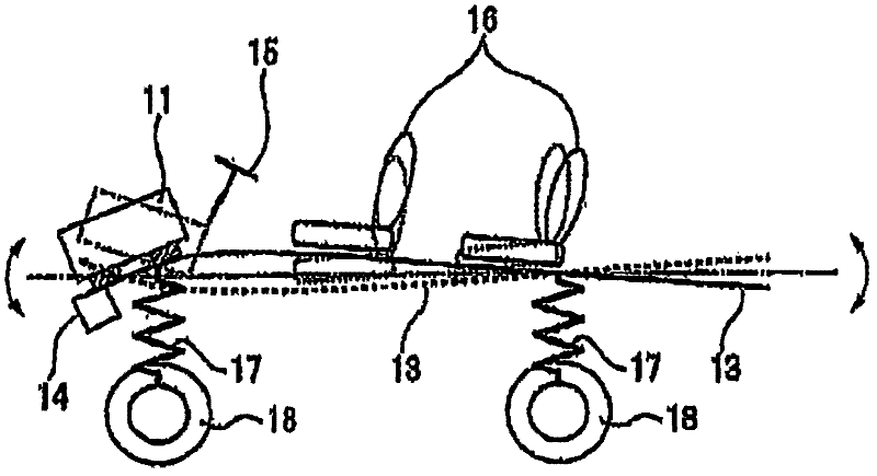 Vibration damping device, method of controlling vibration damping device, method of correcting offset of vibration damping device, and leaf spring