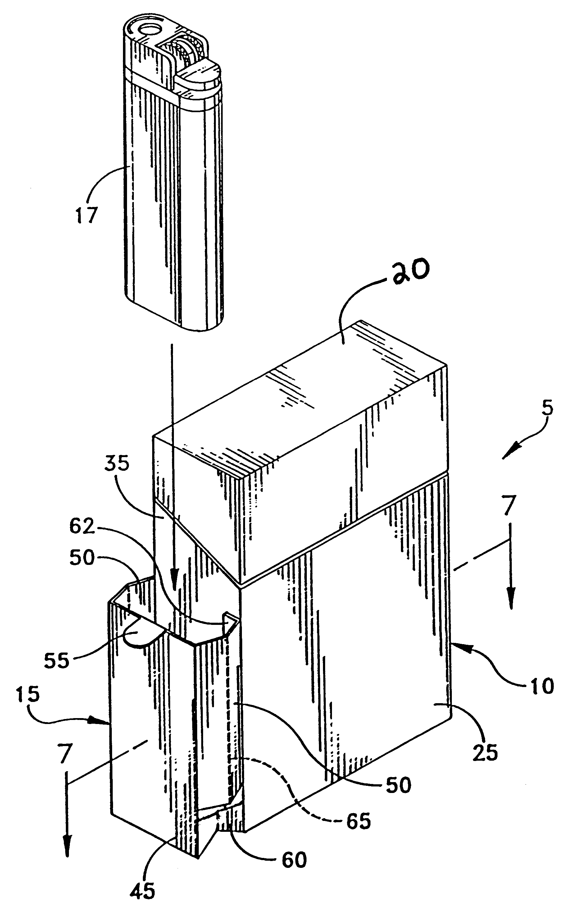 Cigarette lighter receptacle