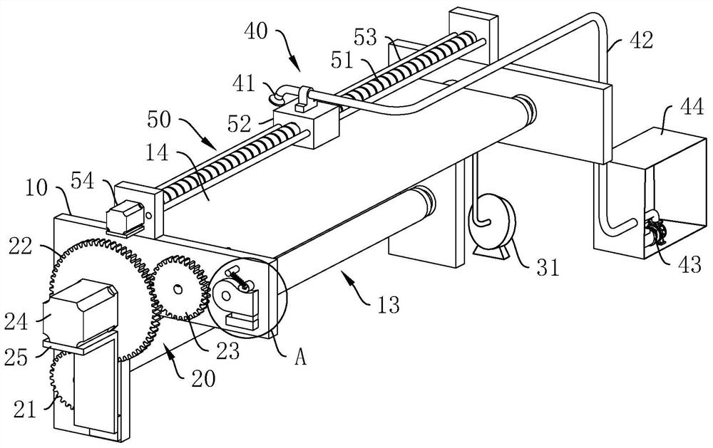 Blanket cylinder cleaning device for printer