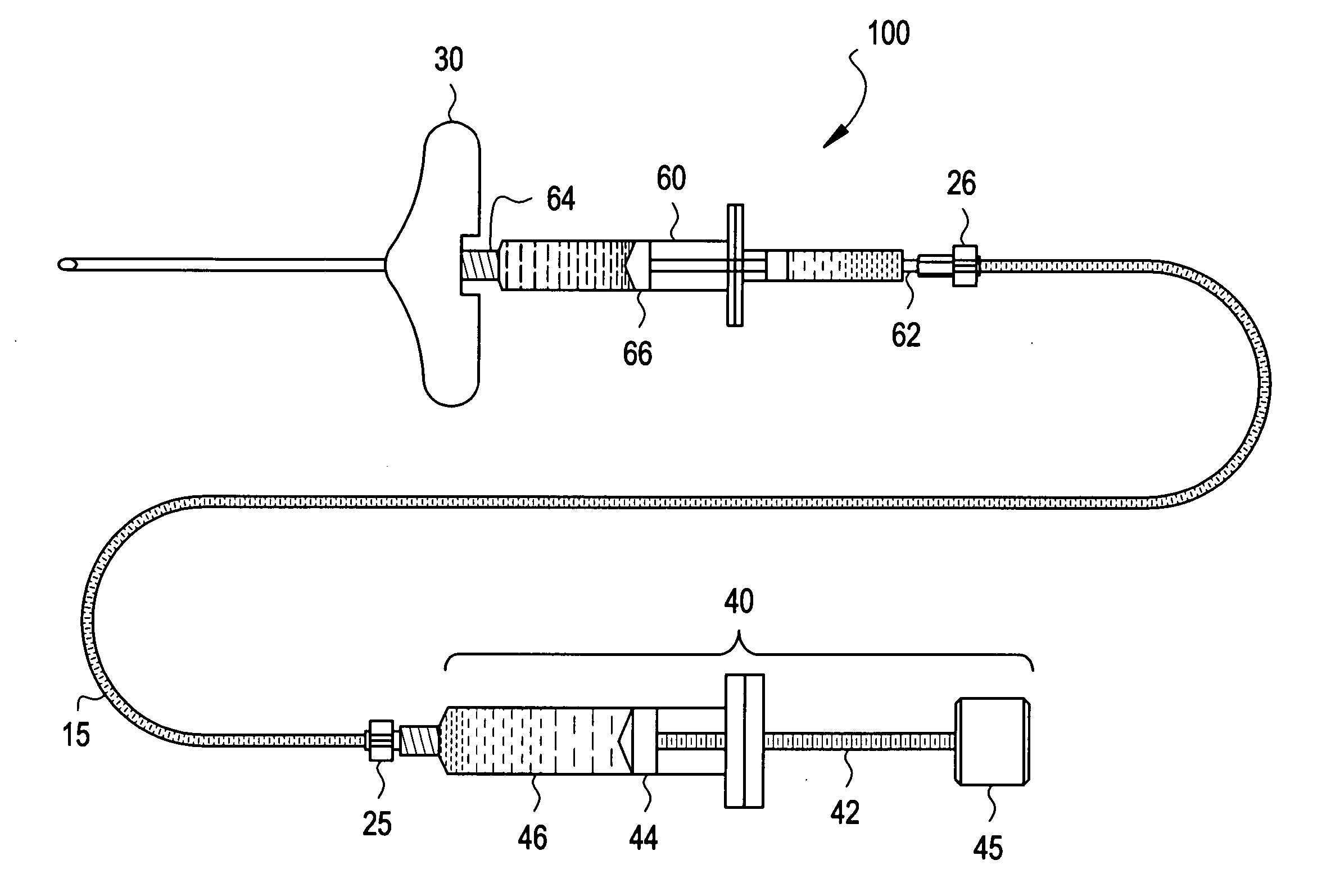 Device for delivering viscous material