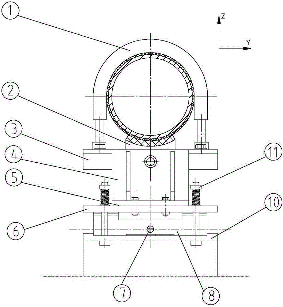 A Pipeline Supporting Device with Adaptive Adjustment of Installation Height