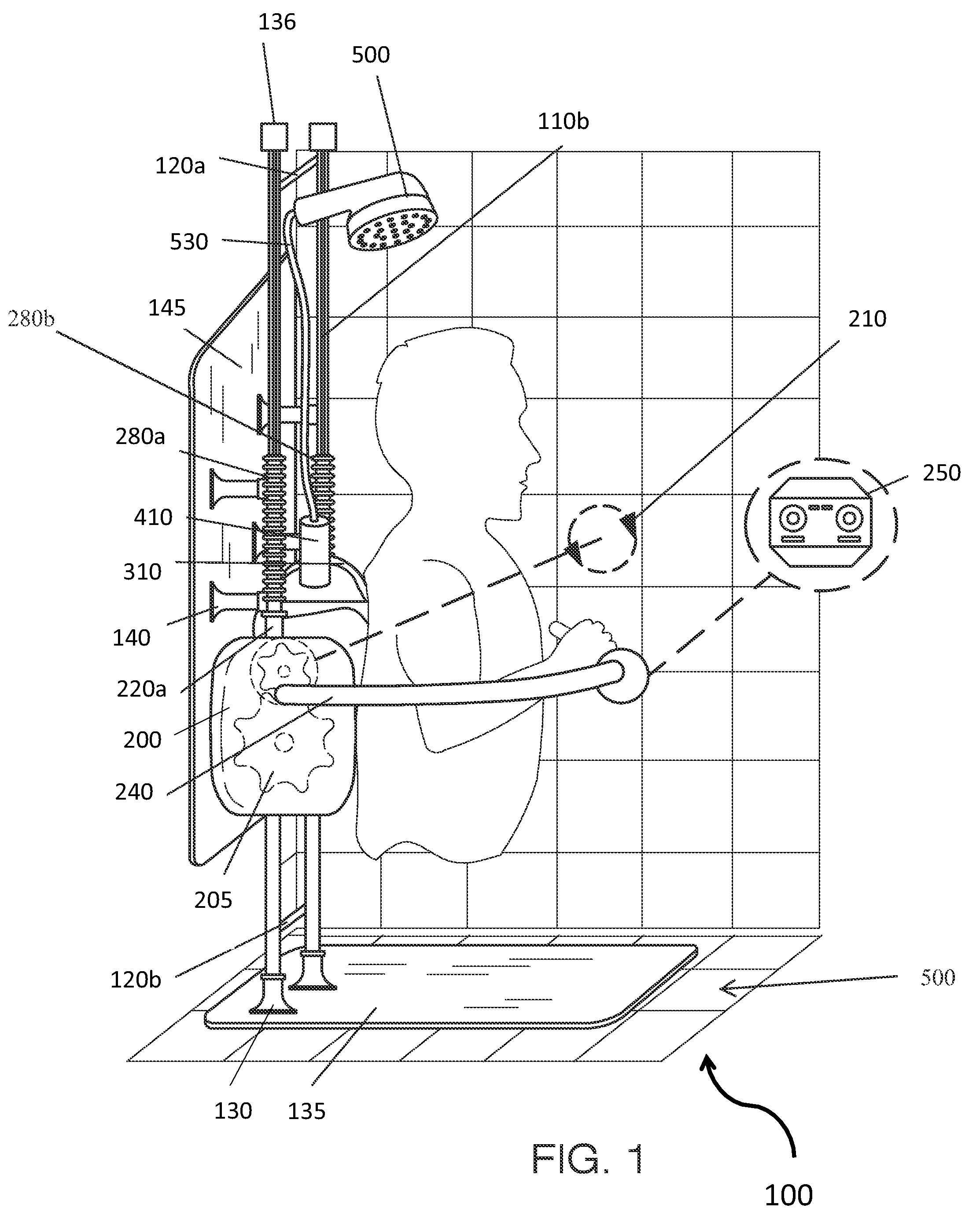 Motorized back scrubber device