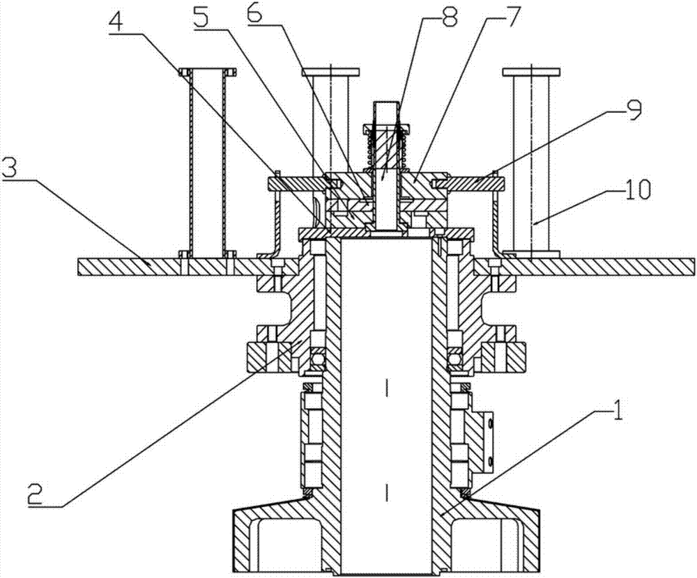 Food packing machine vacuum chamber mounting assembly