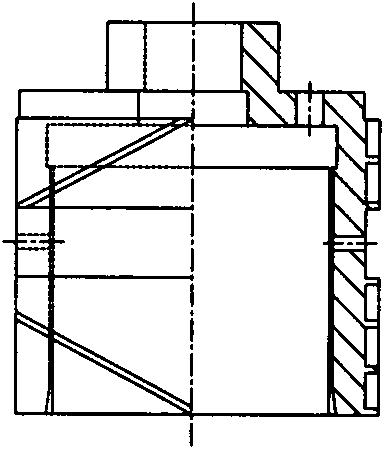 Vertical self-priming centrifugal pump self-supply water-cooling mechanical sealing structure