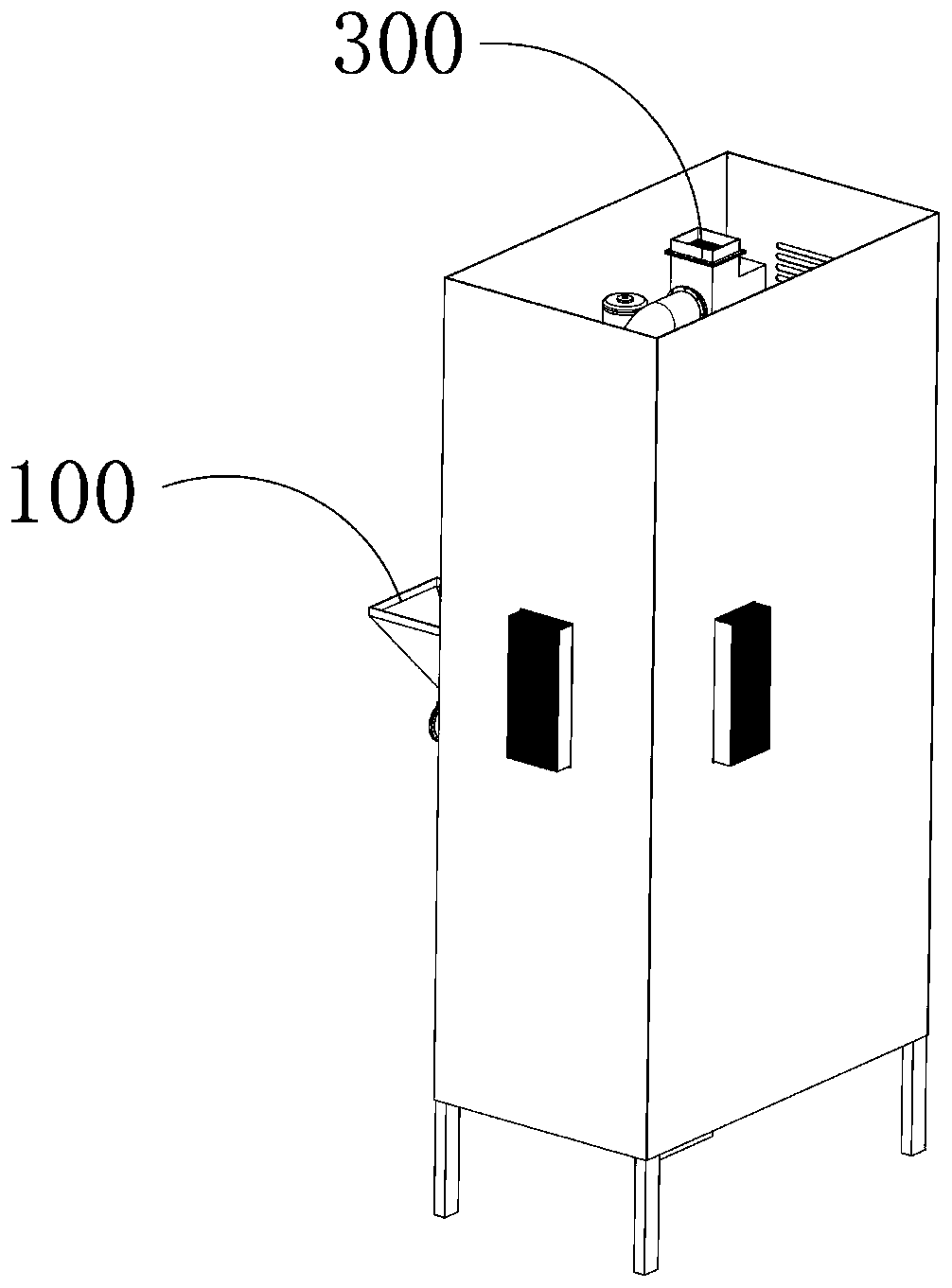 Floating type grain dryer