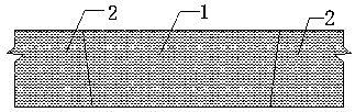 Method for strengthening roadbed in place under saturation soft soil geological condition