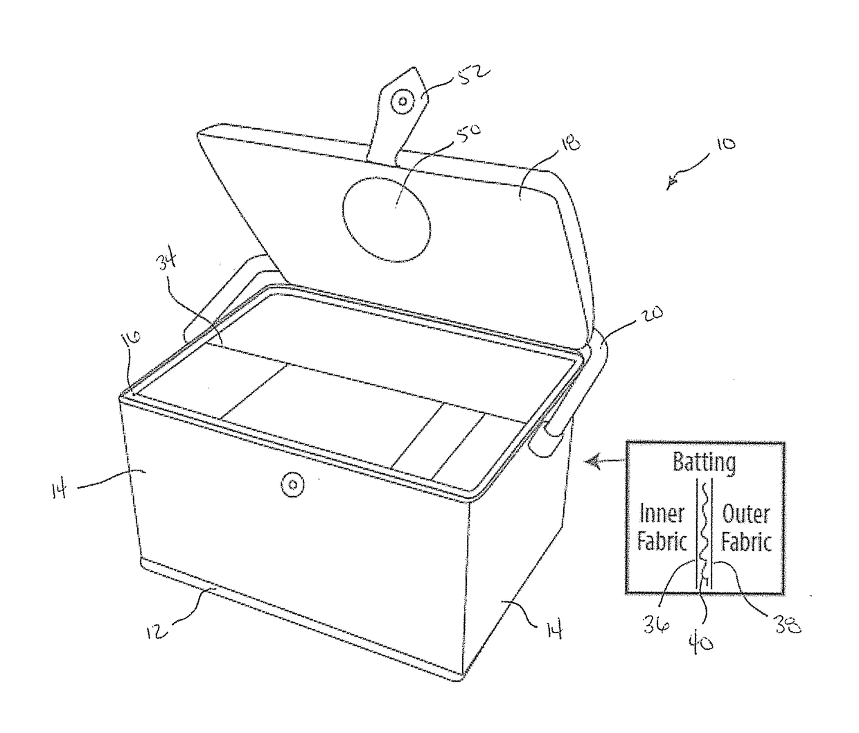 Collapsible sewing basket