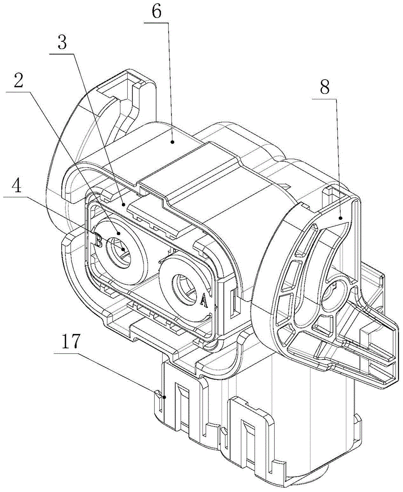 Bend type shielded mcu bus plug