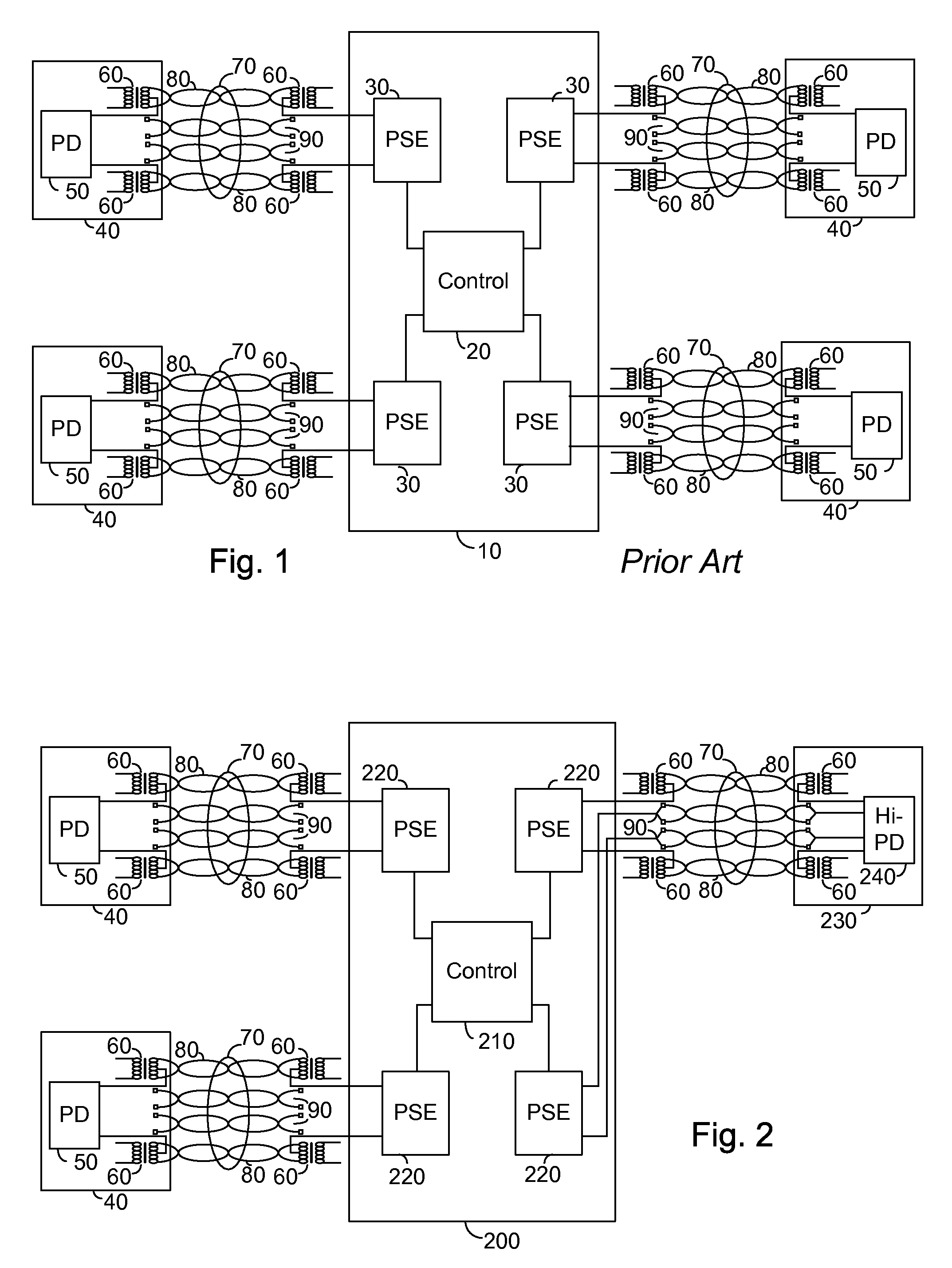 Power over ethernet controller suitable for multiple modes