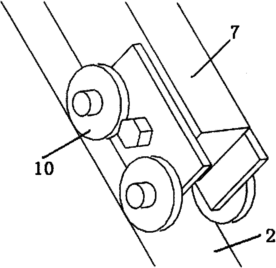 Self-displacement universal adjustable pile driving frame and use method thereof