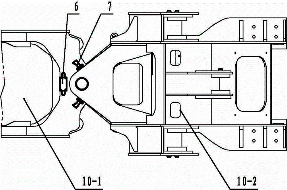 Hydraulic steering system of engineering machine