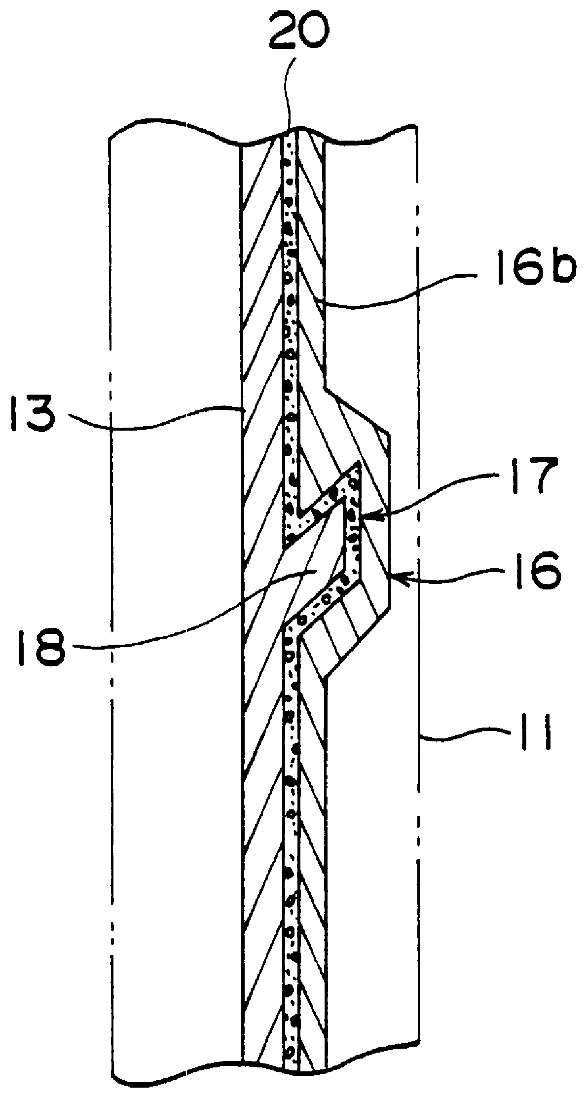 Water pipe protecting refractory structure