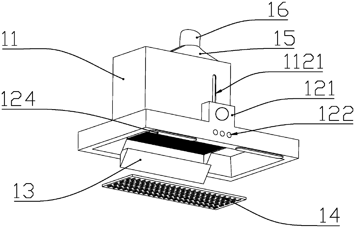 Intelligent cleaning multifunctional kitchen ventilator