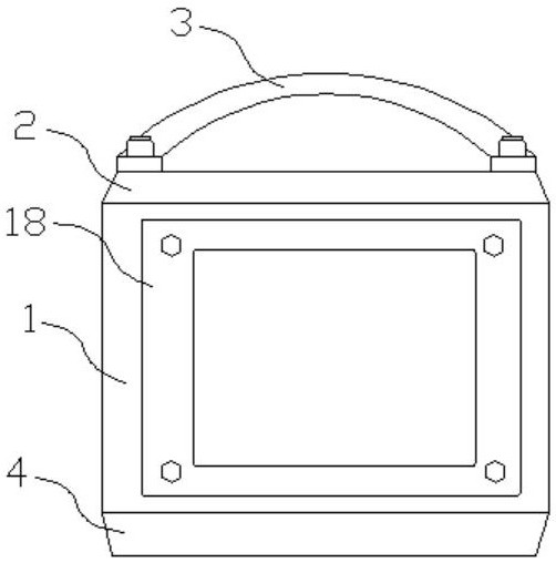 Heat dissipation and waterproof integrated outdoor power supply