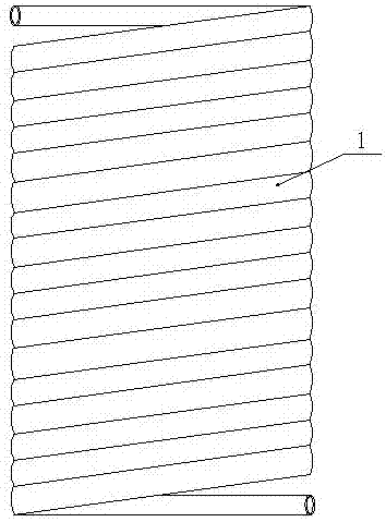 Spiral particle stent