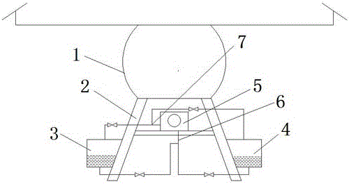 Flight attitude adjustment and control system for oil-drive multi-rotor agricultural plant protection helicopter