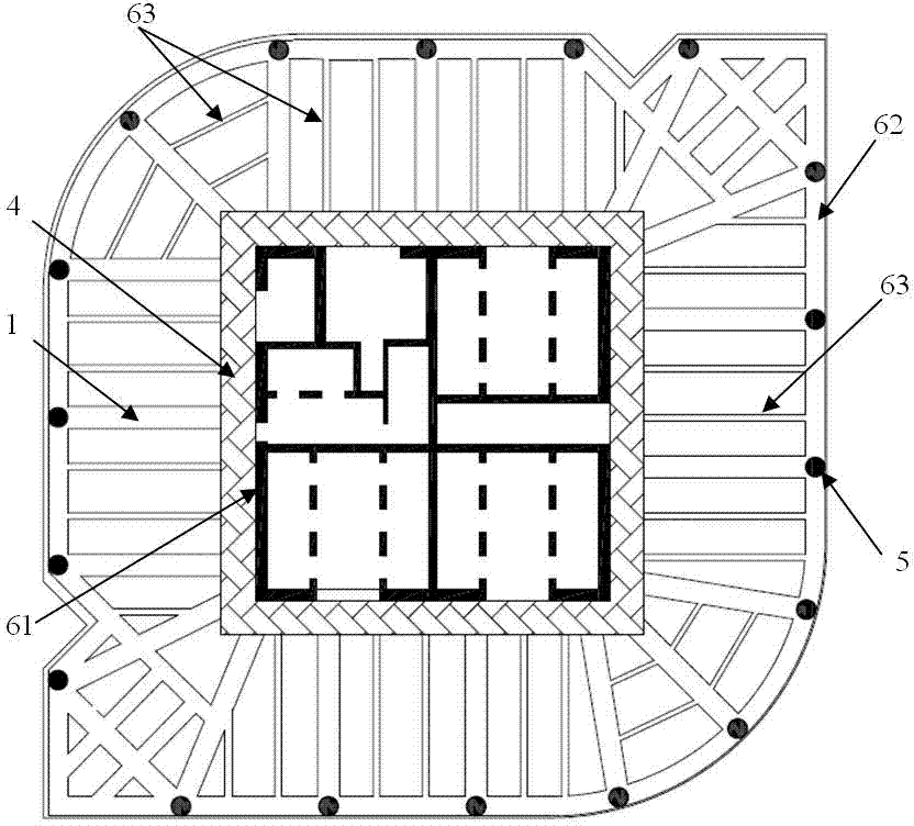 Novel composite floor system for super high-rise building