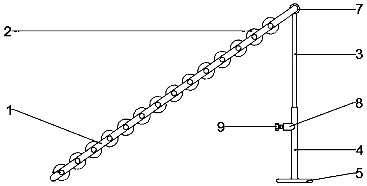 Truck hopper unloading frame