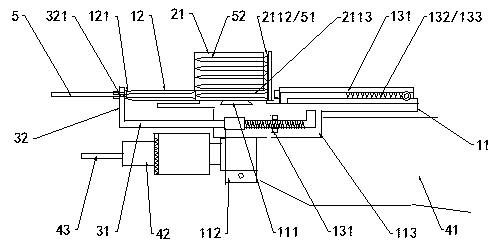 Screw delivery rack for electric drill