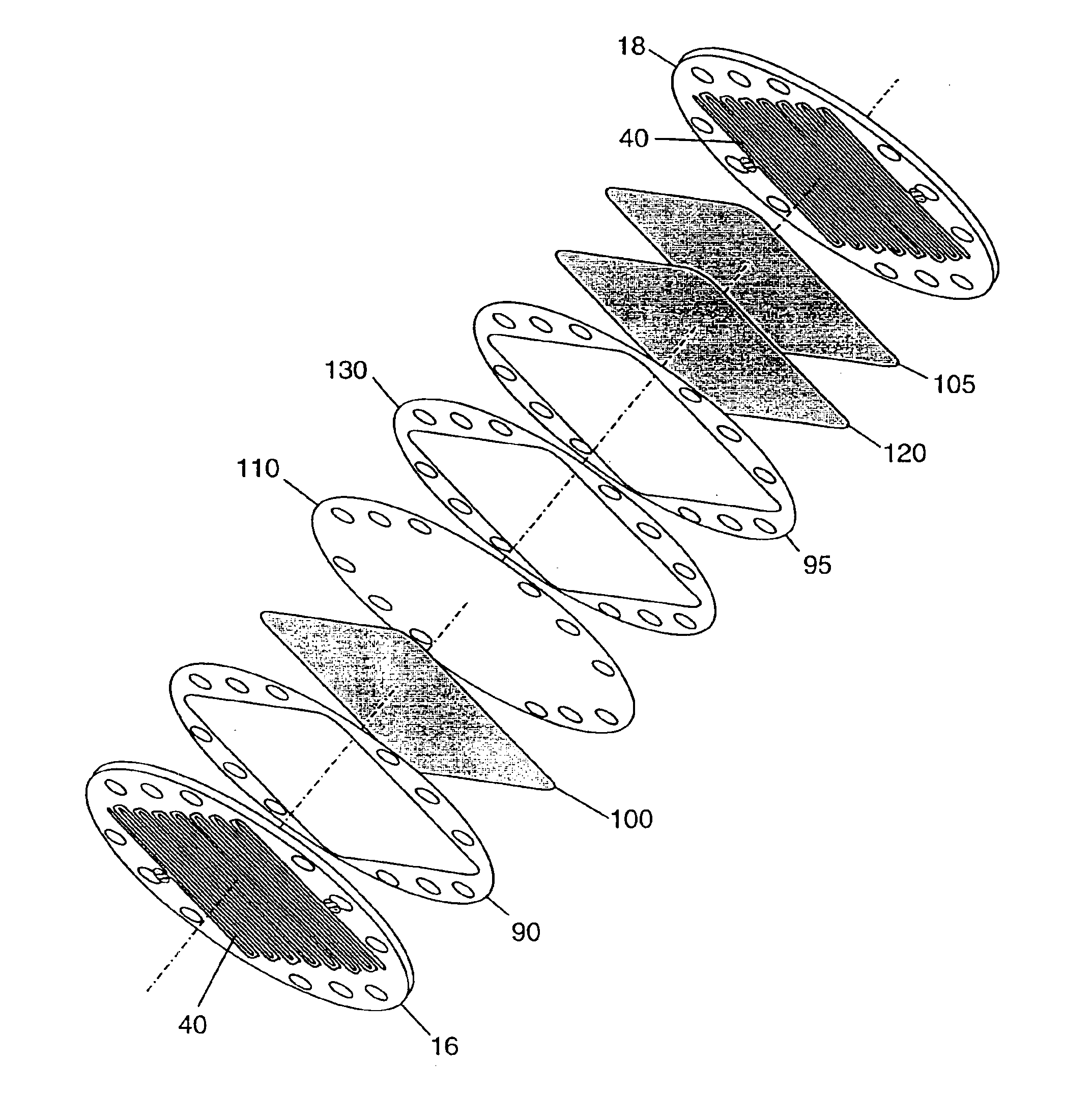 Direct methanol fuel cell stack