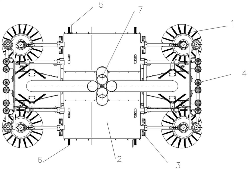 Train coal cinder sweeping equipment and sweeping method thereof