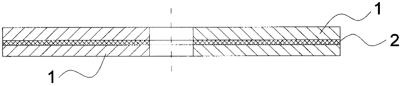 Resin abrasive cutting wheel and manufacturing method thereof