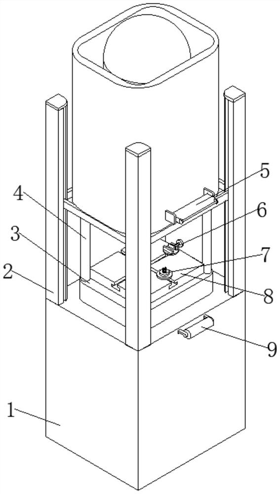 Tension test device for electric power fittings