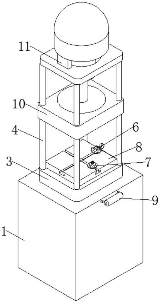 Tension test device for electric power fittings