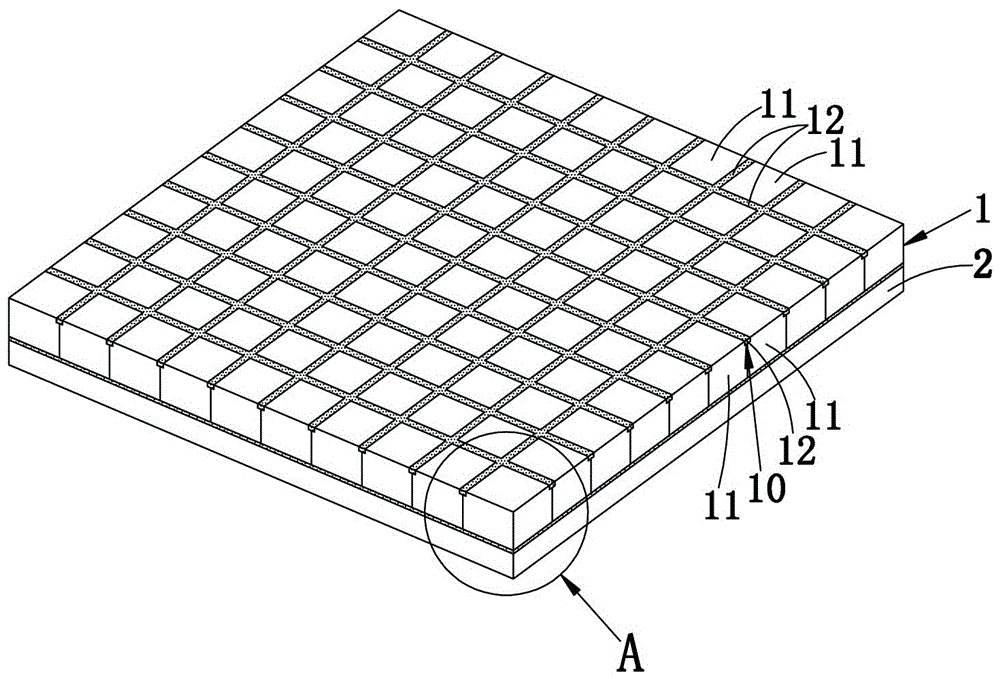 Stone mosaic board and its production process