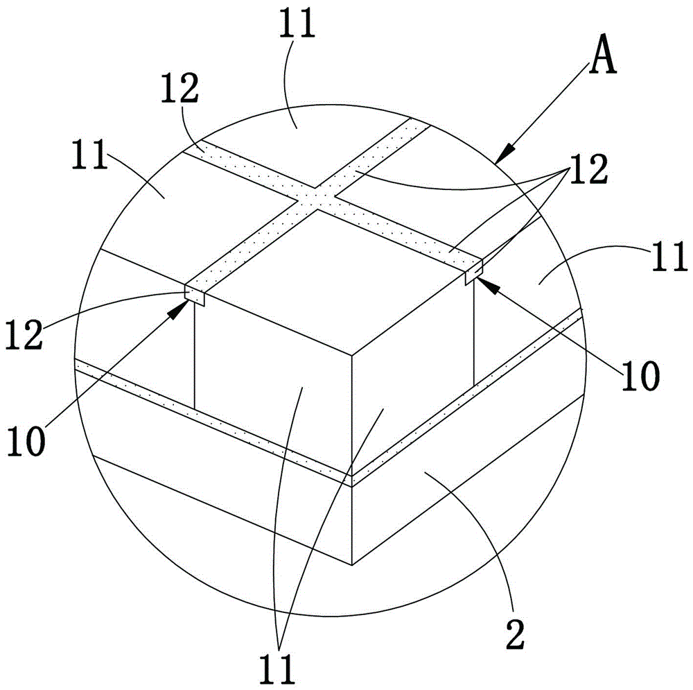 Stone mosaic board and its production process