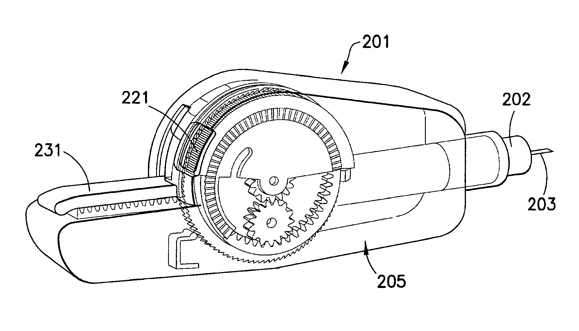 Lever and gear force multiplier medication delivery system for high pressure injection system